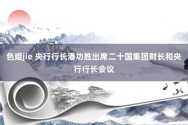 色姐jie 央行行长潘功胜出席二十国集团财长和央行行长会议