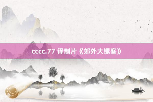 cccc.77 译制片《郊外大镖客》